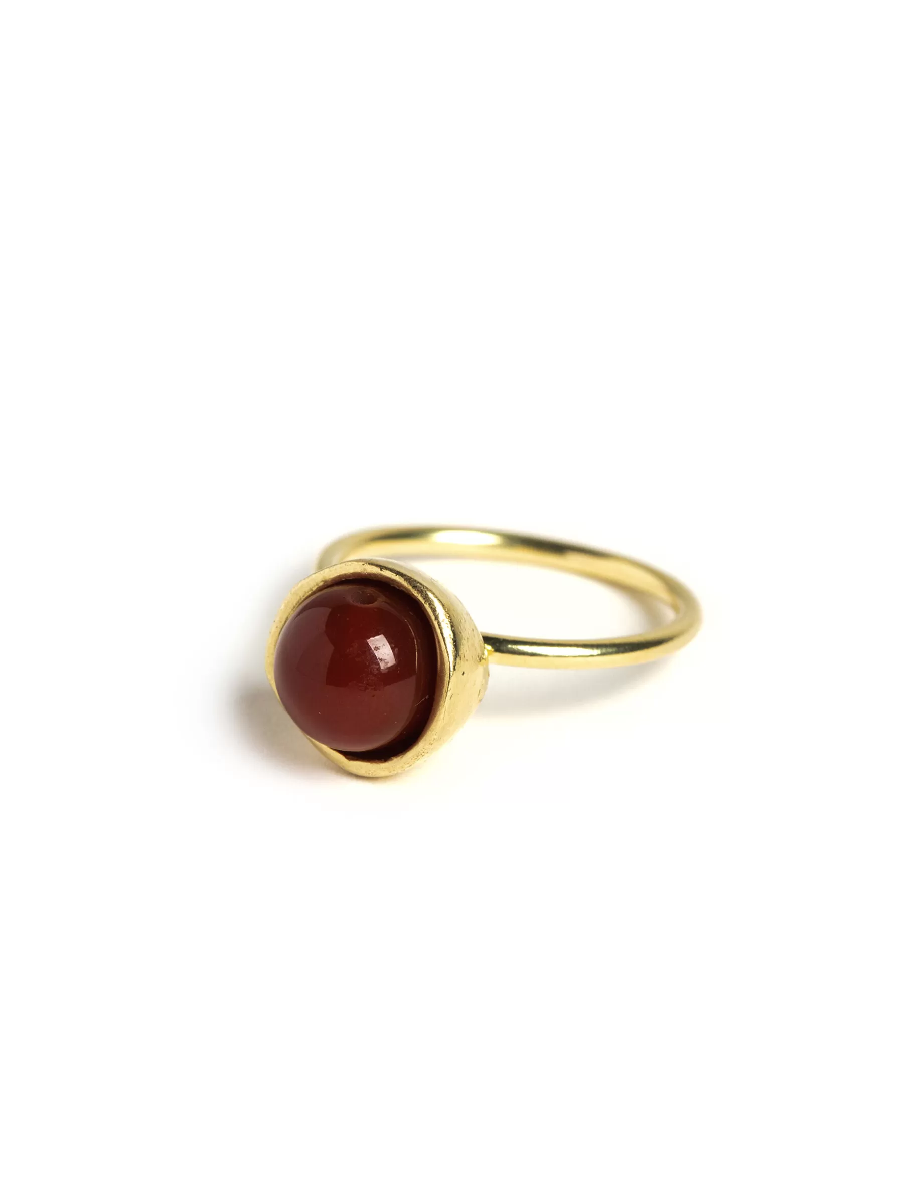 Cheap NÍCOLI ANILLO ESFERA DORADO AGATHA Rojos