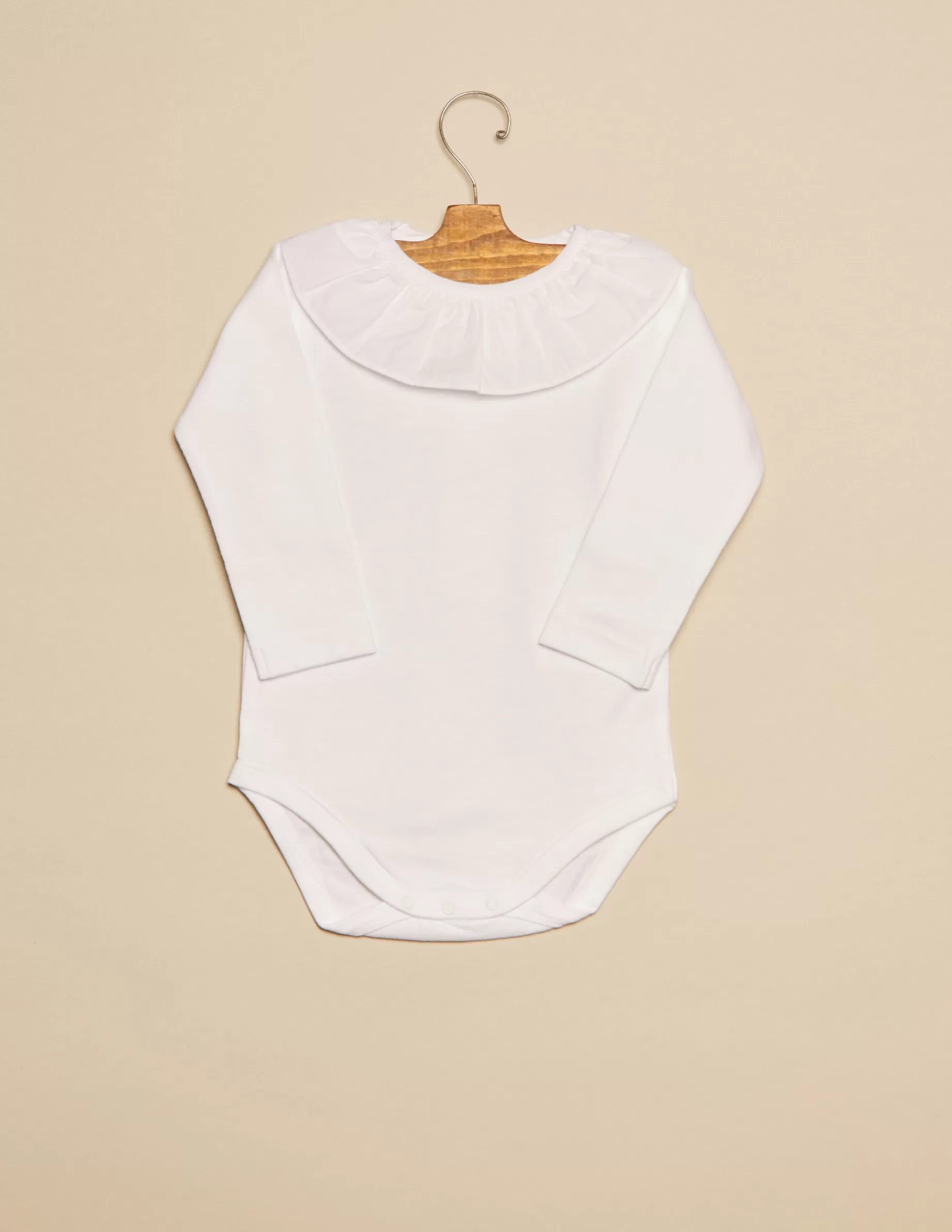 Cheap NÍCOLI Body cuello volante blanco Blancos