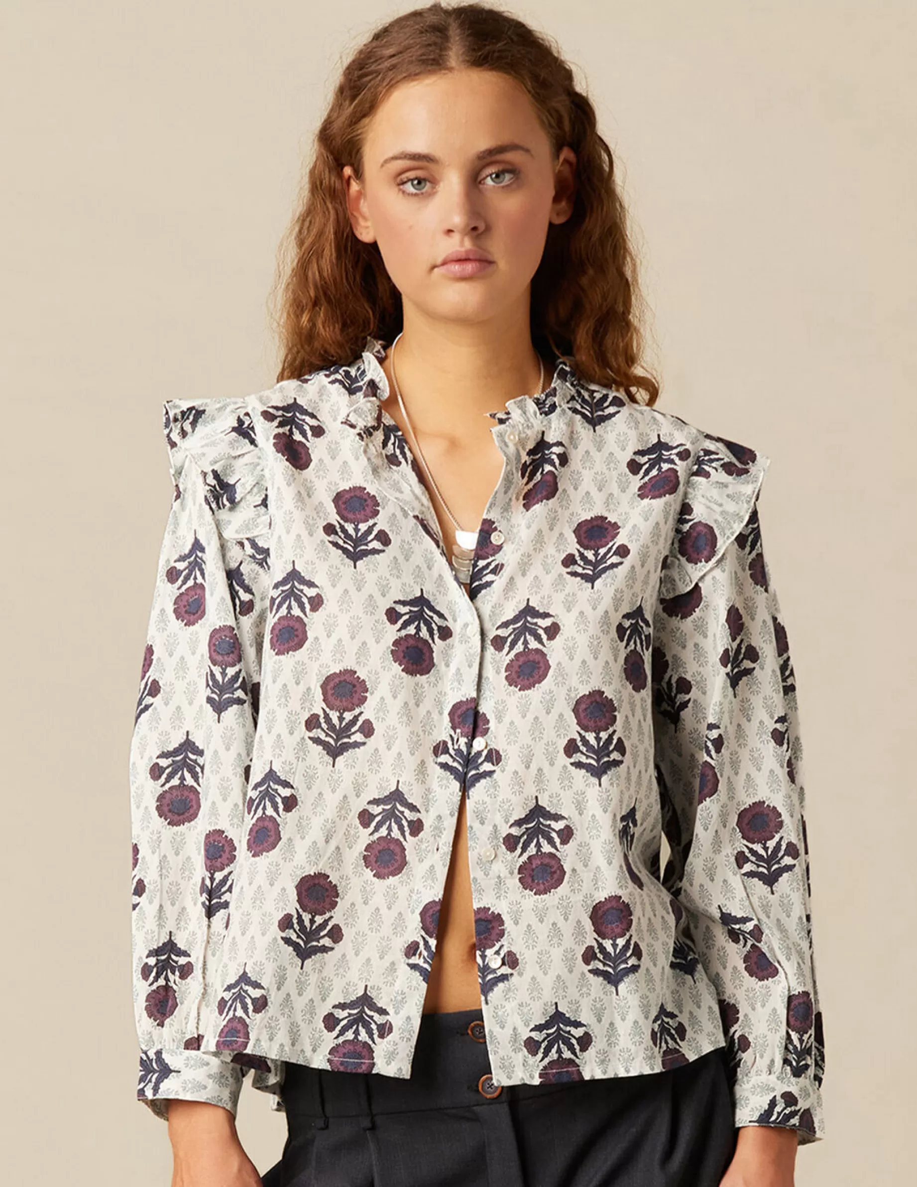 Sale NÍCOLI CAMISA FLOR BUTI Mora