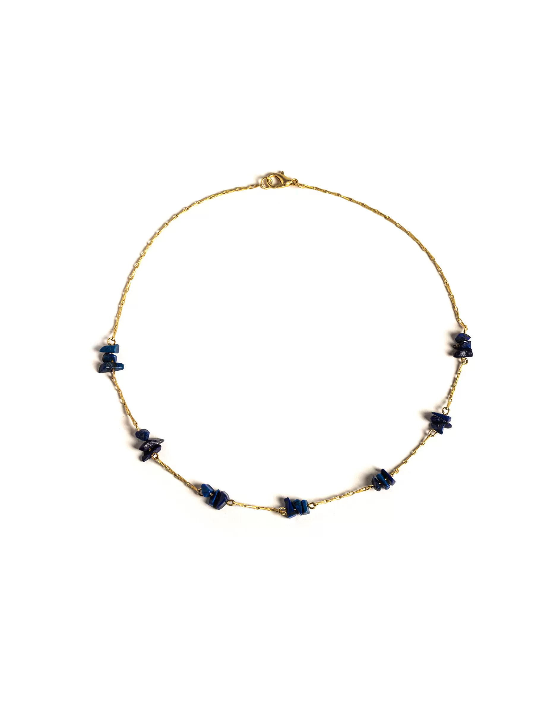 Shop NÍCOLI COLLAR CADENA LAPISLAZULI Azulesoscuros