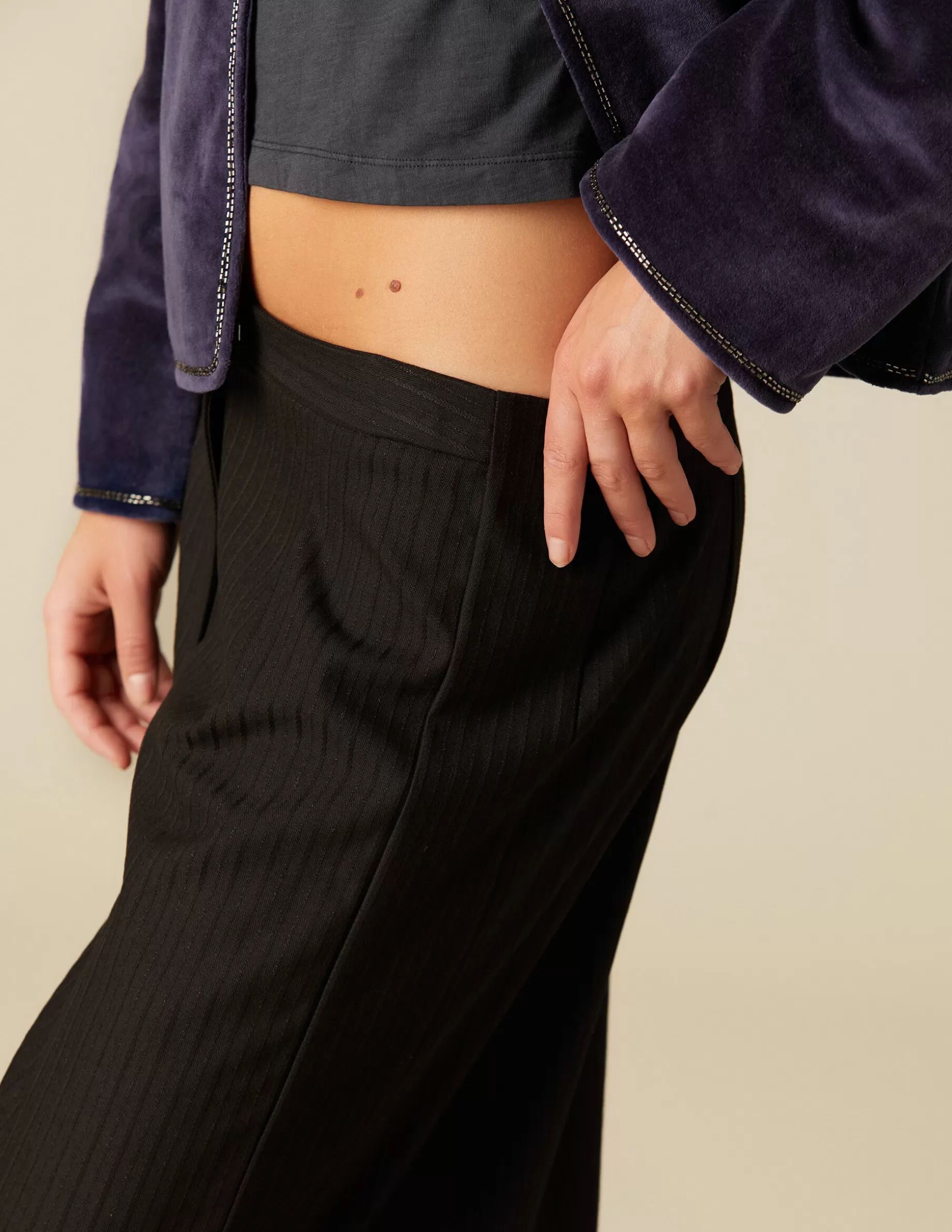 Shop NÍCOLI PANTALÓN ANCHO NEGRO Negros